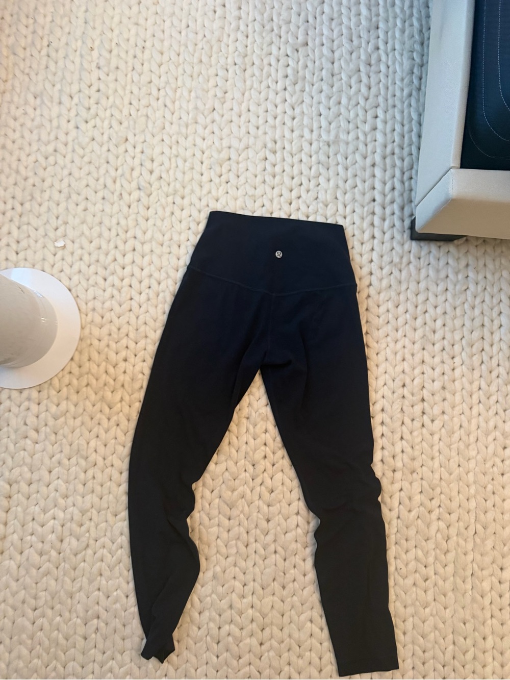 navy lululemon athletica Black High-Waist Leggings
